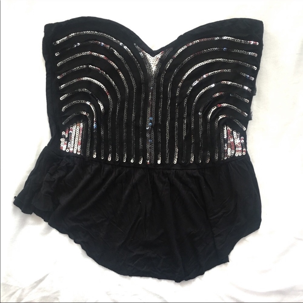 Sequin tube top